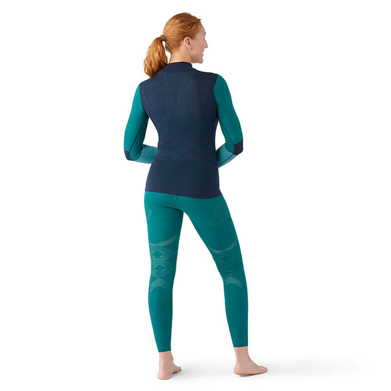 Smartwool Intraknit Merino 200 Colorblock 1/4 Zip Womens image number 1